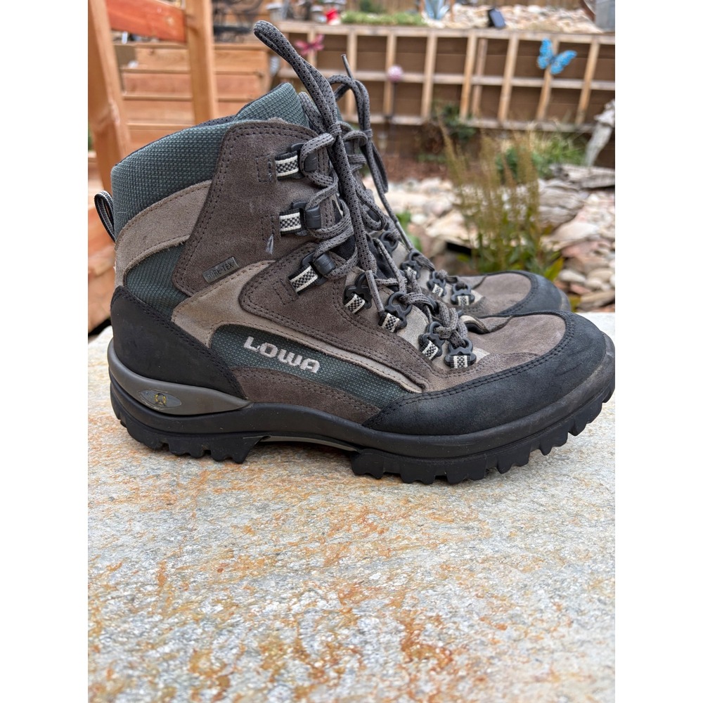 Lowa Bronco II GTX Mid Mens Hiking Boots Brown Suede Gore-Tex Waterproof Size 11